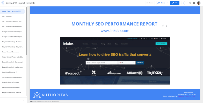 Customise branding of your reports